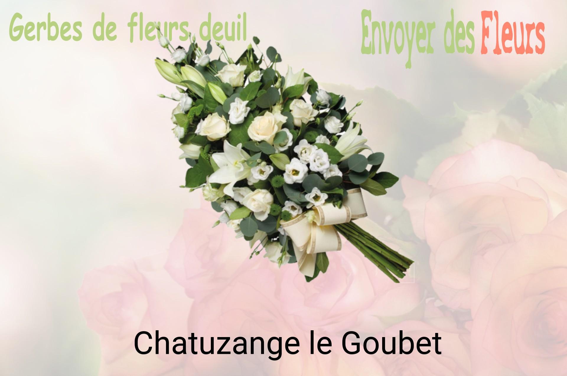 Gerbe de fleurs de deuil livrée à Chatuzange-le-Goubet